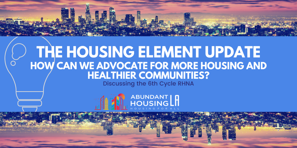 The Housing Element Update The Foundation for a Sustainable, Equitable