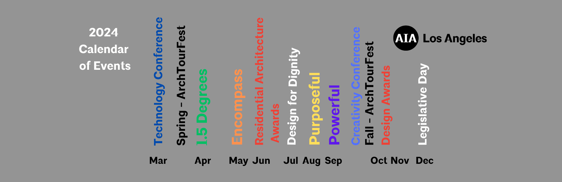 Programming Calendar 2024 AIA Los Angeles